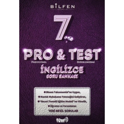 7. SINIF PRO&TEST İNGİLİZCE SORU BANKASI
