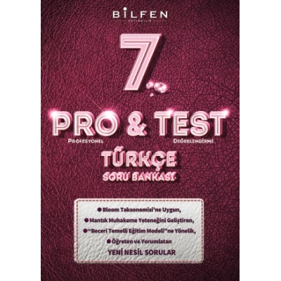 7. SINIF PRO&TEST TÜRKÇE SORU BANKASI