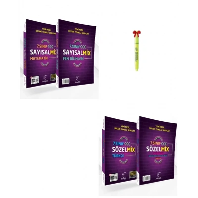 7.Sınıf Mat fen Türkçe Sayısal ve Sözel Mix
