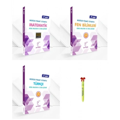 7.Sınıf Matematik Fen Türkçe Konu Anlatımı ve Soru Çözümü