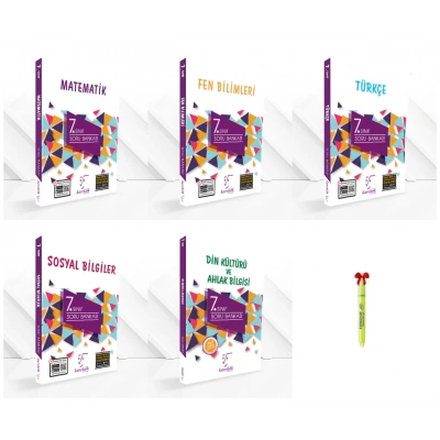7.Sınıf Matematik Fen Türkçe Sosyal Din Soru Bankası