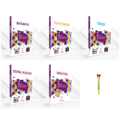 7.Sınıf Matematik Fen Türkçe Sosyal İngilizce Soru Bankası