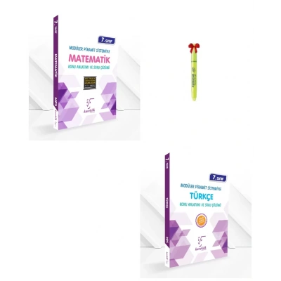 7.Sınıf Matematik Türkçe Konu Anlatımı ve Soru Çözümü