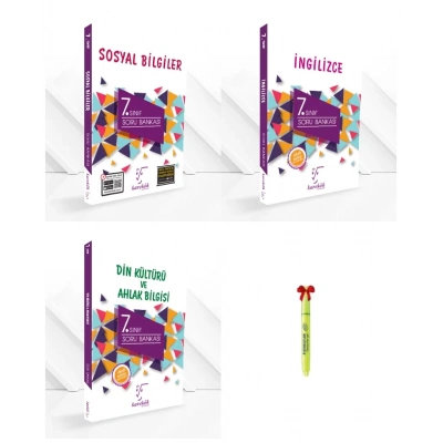 7.Sınıf Sosyal İngilizce ve Din Kültürü Soru Bankası