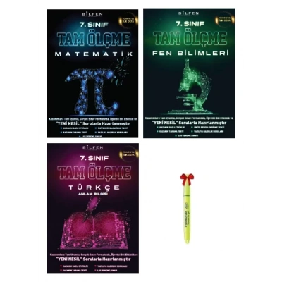 7.Sınıf Tam Ölçme Matematik Fen Bilimleri Türkçe Soru Bankası