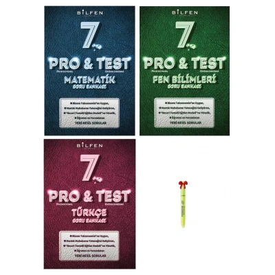 7.Sınıf Tam Protest Matematik Fen Bilimleri Türkçe Soru Bankası