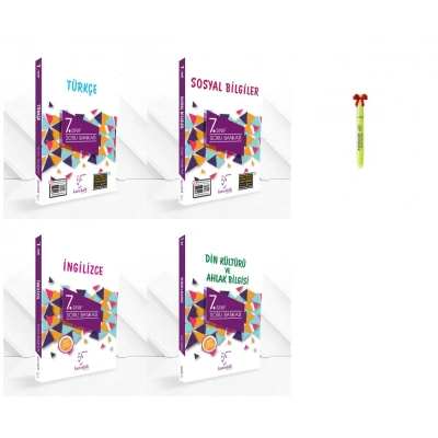 7.Sınıf Türkçe Sosyal İngilizce ve Din Kültürü Soru Bankası