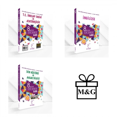 8.Sınıf LGS İnkılap İngilizce Din Kültürü Soru Bankası