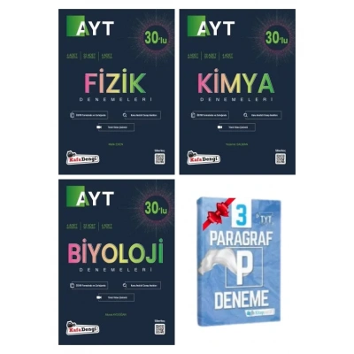 AYT 30lu Fizik Kimya ve Biyoloji Deneme