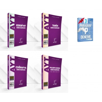 AYT Edebiyat Tarih Coğrafya ve Felsefe Grubu Soru Bankası Set