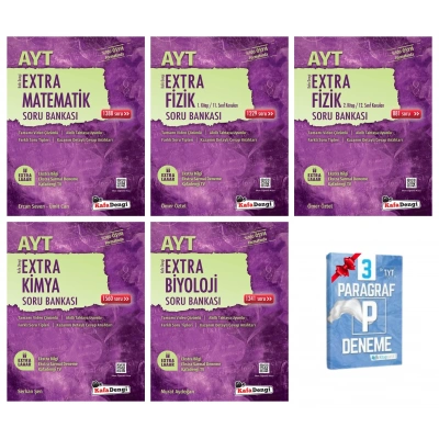 AYT Extra Matematik Fizik 1-2 Kitap Kimya ve Biyoloji Soru Bankası