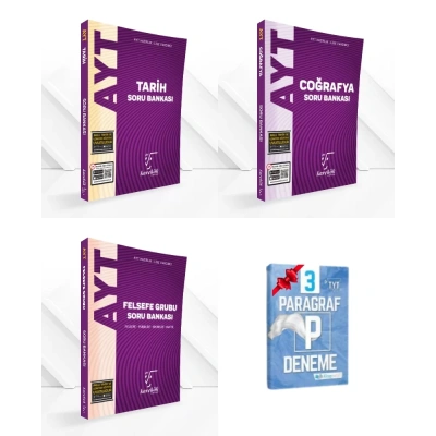 AYT Tarih Coğrafya ve Felsefe Grubu Soru Bankası Set