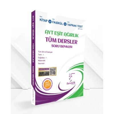 AYT TÜM DERSLER SORU BANKASI (EŞİT AĞIRLIK)