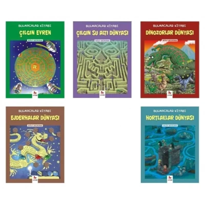 Bulmacalı Etkinlikler Serisi 5 Kitaplık Set