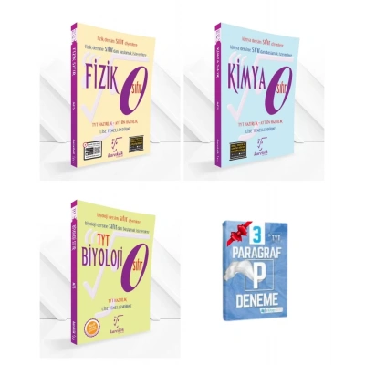 Fizik Sıfır Kimya Sıfır ve Biyoloji Sıfır