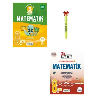 LGS 8.Sınıf 3.Nesil Matematik ve PRE Master Matematik Soru Bankası