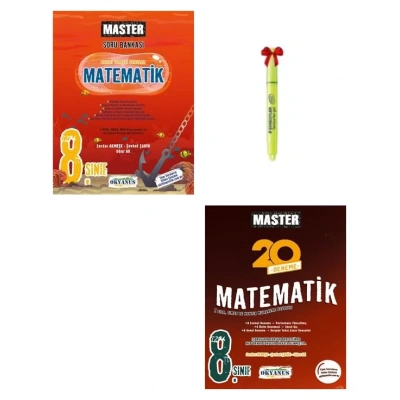 LGS 8.Sınıf Master Matematik Soru Bankası ve Master Matematik Deneme
