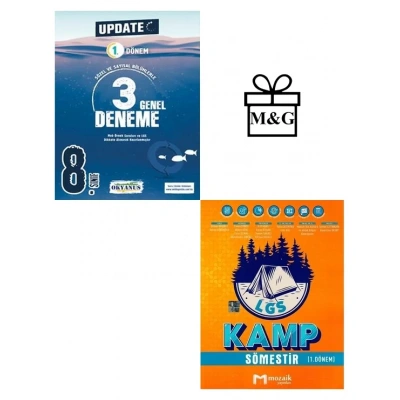 LGS 8.Sınıf İlk dönem Update Deneme ve Sömestir Tekrar Kitabı