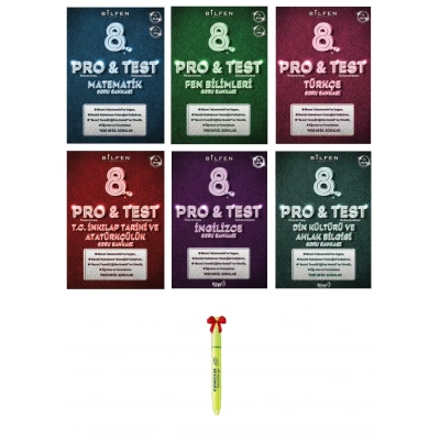 LGS 8.Sınıf PROTEST Soru Bankası FULL Set ( 6 Kitap )