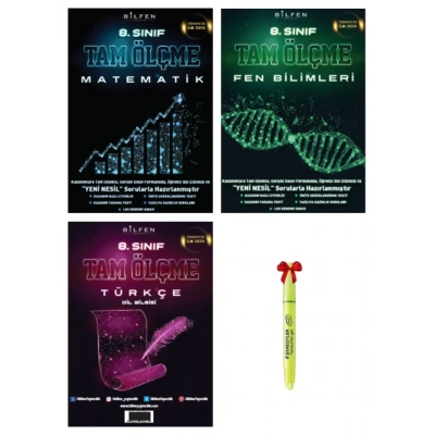 LGS 8.Sınıf Tam Ölçme Matematik Fen ve Türkçe Soru Bankası