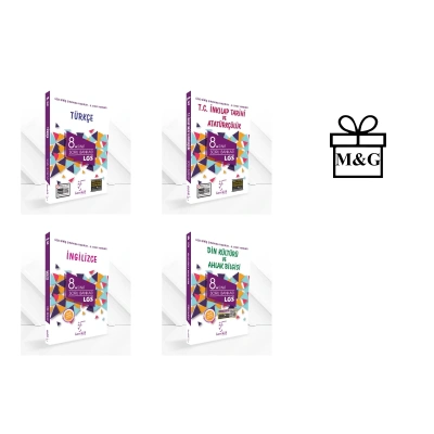 LGS 8.Sınıf Türkçe İnkılap İngilizce ve Din Kültürü Soru Bankası