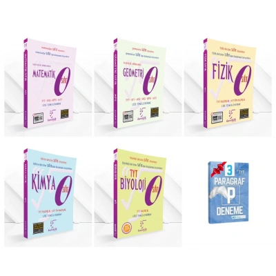 Matematik Sıfır Geometri Sıfır Fizik Sıfır Kimya Sıfır ve Biyoloji Sıfır