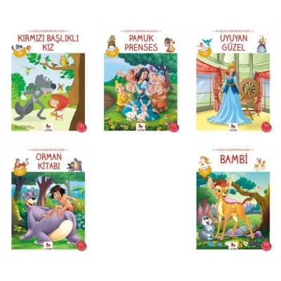 Renkli Resimli Klasik Çocuk Masalları çıkartmalı
