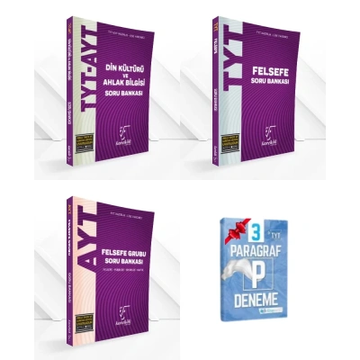 TYT Din Felsefe ve AYT Felsefe Soru Bankası Seti