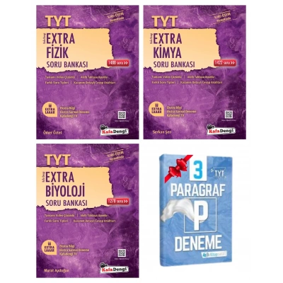 TYT Extra Fizik Kimya ve Biyoloji Soru Bankası