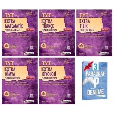 TYT Extra Matematik Türkçe Fizik Kimya ve Biyoloji Soru Bankası