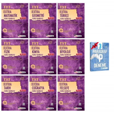 TYT Extra Tüm Dersler Soru Bankası FULL Set