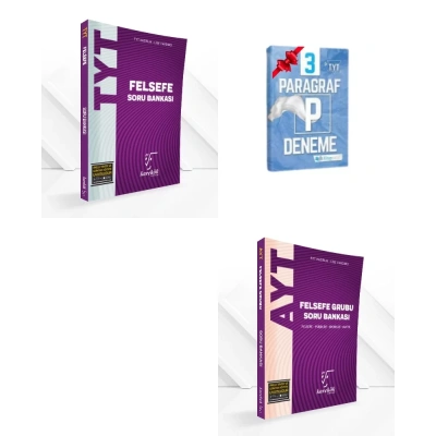 TYT Felsefe ve AYT Felsefe Soru Bankası Seti