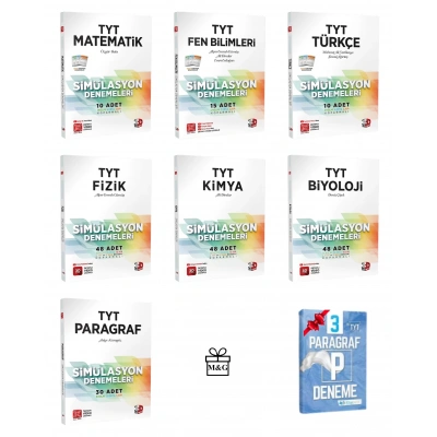 TYT Mat Fen Türkçe Fizik Kimya Biyoloji Paragraf Simülasyon Deneme