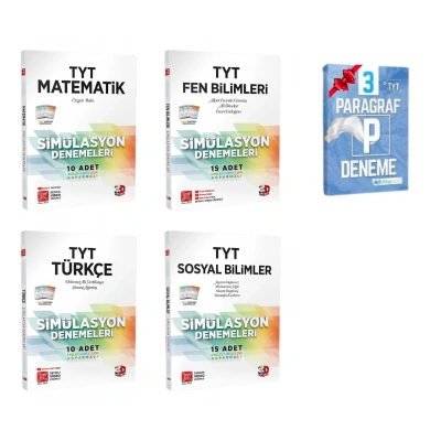 TYT Matematik Fen Türkçe ve Sosyal Bilgiler Simülasyon Deneme