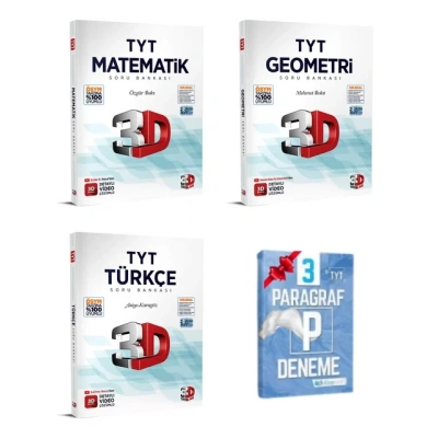 TYT Matematik Geometri ve Türkçe Soru Bankası Seti