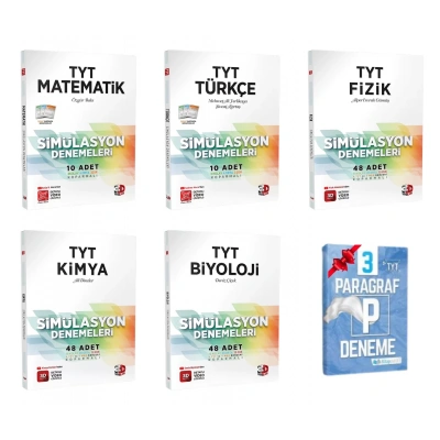 TYT Matematik Türkçe Fizik Kimya ve Biyoloji Simülasyon Deneme