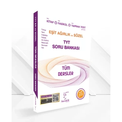 TYT TÜM DERSLER SORU BANKASI (EŞİT AĞIRLIK ve SÖZEL)