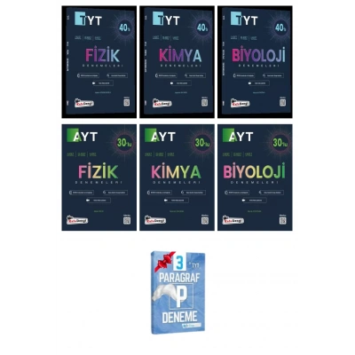 TYT ve AYT Fizik Kimya ve Biyoloji Deneme