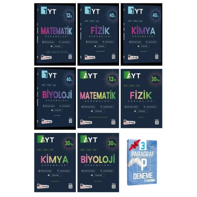 TYT ve AYT Matematik Fizik Kimya ve Biyoloji Deneme