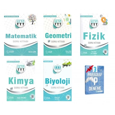 YKS TYT Matematik Geometri Fizik Kimya ve Biyoloji Soru Kitabı