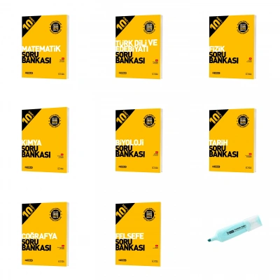 10.Sınıf Tüm Dersler Soru Bankası Seti (Yeni Müfredat)