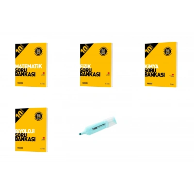 10.Sınıf Matematik Fizik Kimya Biyoloji Soru Bankası (Yeni Müfredat)