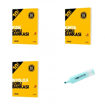 10.Sınıf Fizik Kimya Biyoloji Soru Bankası (Yeni Müfredat)