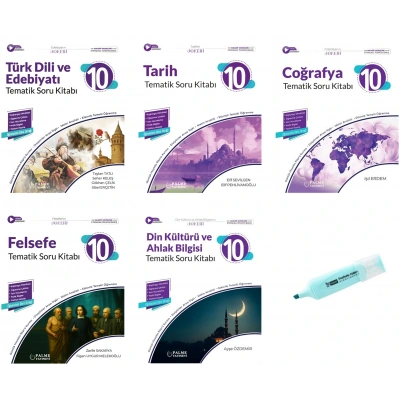 10.Sınıf Joker Edebiyat Tarih Coğrafya Din Felsefe Tematik Soru Kitabı (Yeni Müfredat)