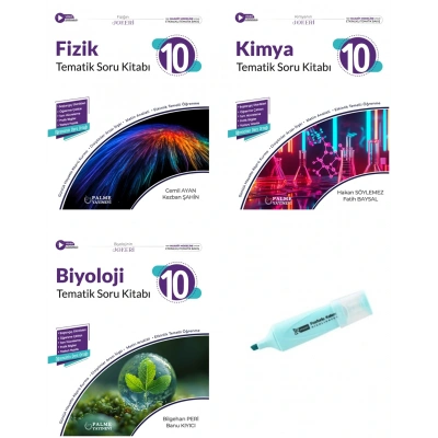 10.Sınıf Joker Fizik Kimya Ve Biyoloji Tematik Soru Kitabı (Yeni Müfredat)