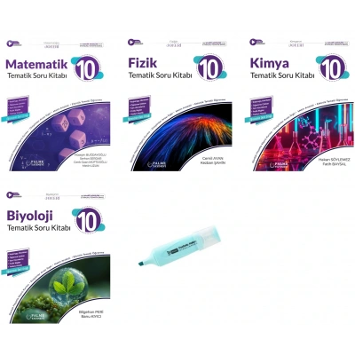 10.Sınıf Joker Matematik Fizik Kimya Biyoloji Tematik Soru Kitabı (Yeni Müfredat)