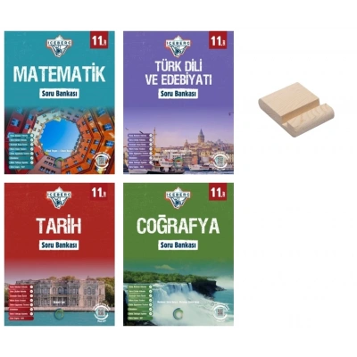11. Sınıf Iceberg Matematik Edebiyat Tarih ve Coğrafya Soru Bankası 4lü Set