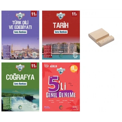 11. Sınıf Iceberg Soru Bankası 4lü Set Edebiyat Tarih Coğrafya ve Eşit Ağırlık Deneme