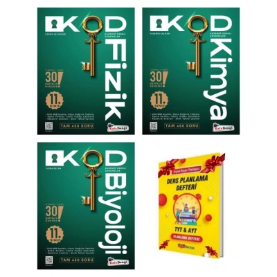 11. Sınıf KOD Fizik Kimya Biyoloji Haftalık Sarmal Deneme