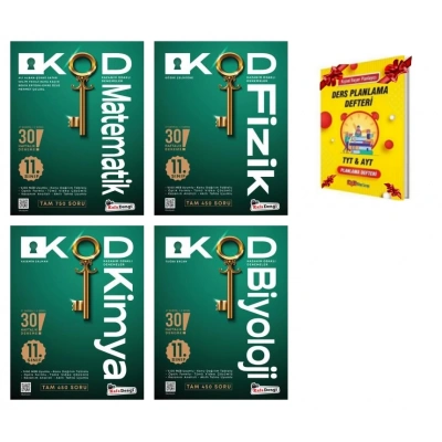 11. Sınıf KOD Matematik Fizik Kimya ve Biyoloji Haftalık Sarmal Deneme